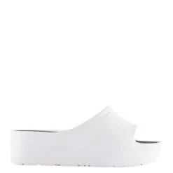 Birkenstock Shop 10 Lemon Jelly Women's Sunny Platform Slides In Pearl Metal