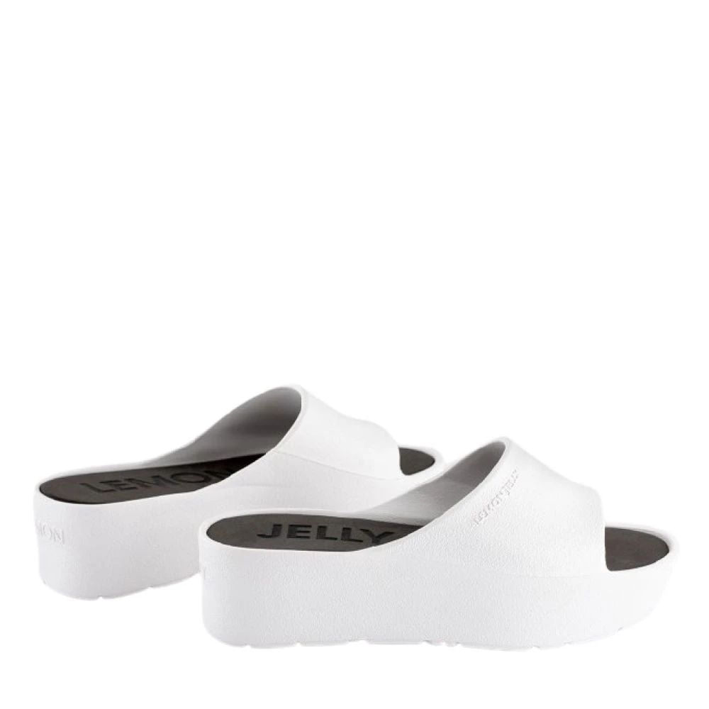 Lemon Jelly Women's Sunny Platform Slides In Pearl Metal 3 Lemon Jelly Women's Sunny Platform Slides In Pearl Metal - Image 3