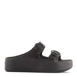 Lemon Jelly Women's Gaia Platform Slides In Black