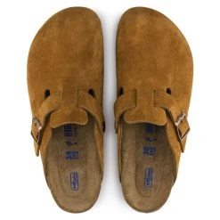 Birkenstock Boston Softbed Suede Leather In Mink (Narrow Width) 6 Birkenstock Boston Softbed Suede Leather In Mink (Narrow Width) -Birkenstock Shop 1009542 1009543 3 1100x