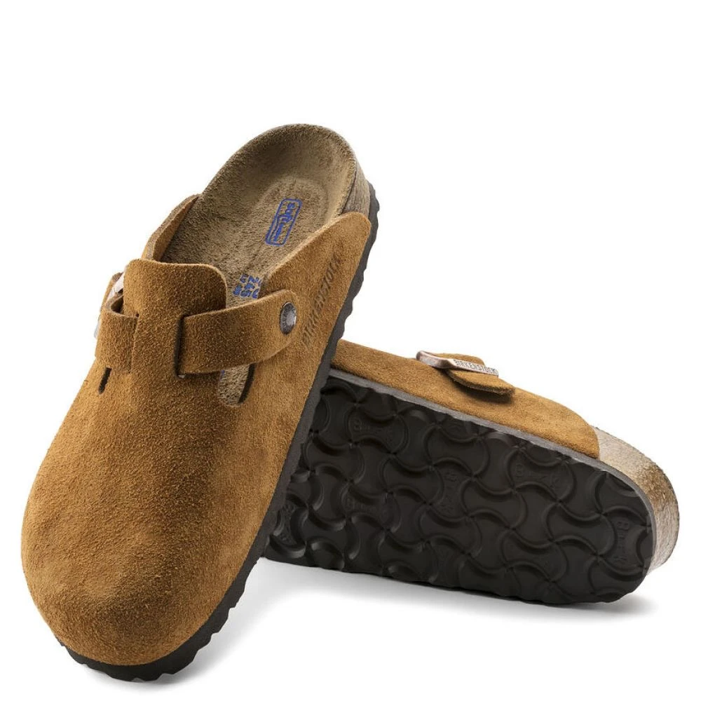 Birkenstock Boston Softbed Suede Leather In Mink (Narrow Width) 4 Birkenstock Boston Softbed Suede Leather In Mink (Narrow Width) - Image 4