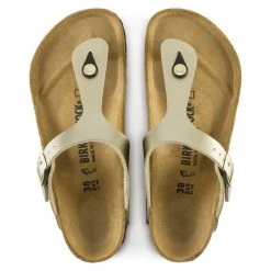 Birkenstock Women's Gizeh Birko-Flor In Gold 7 Birkenstock Women's Gizeh Birko-Flor In Gold -Birkenstock Shop 1016108 top 1100x