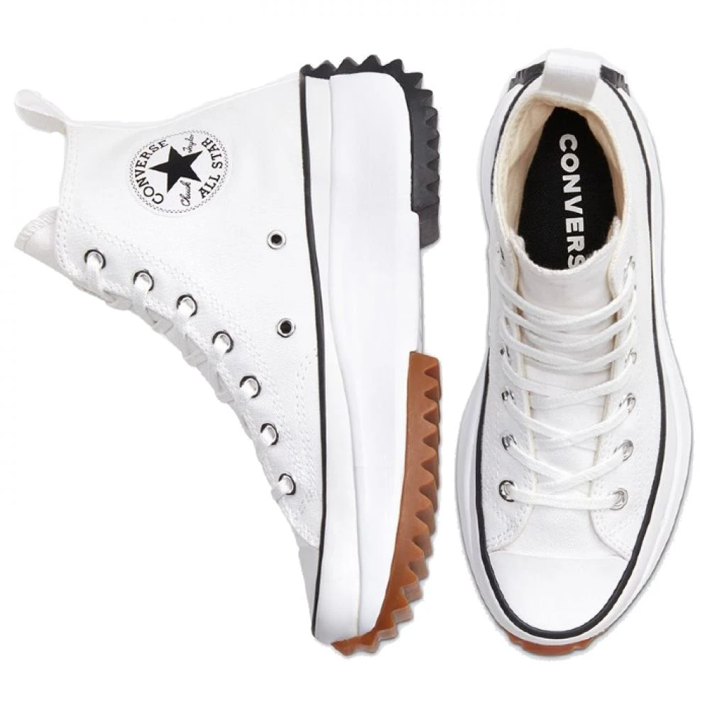 Converse Run Star Hike Hi In White/Black/Gum 3 Converse Run Star Hike Hi In White/Black/Gum - Image 3