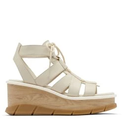 Sorel Women's Joanie III Lace Wedge In Chalk/Gum 17