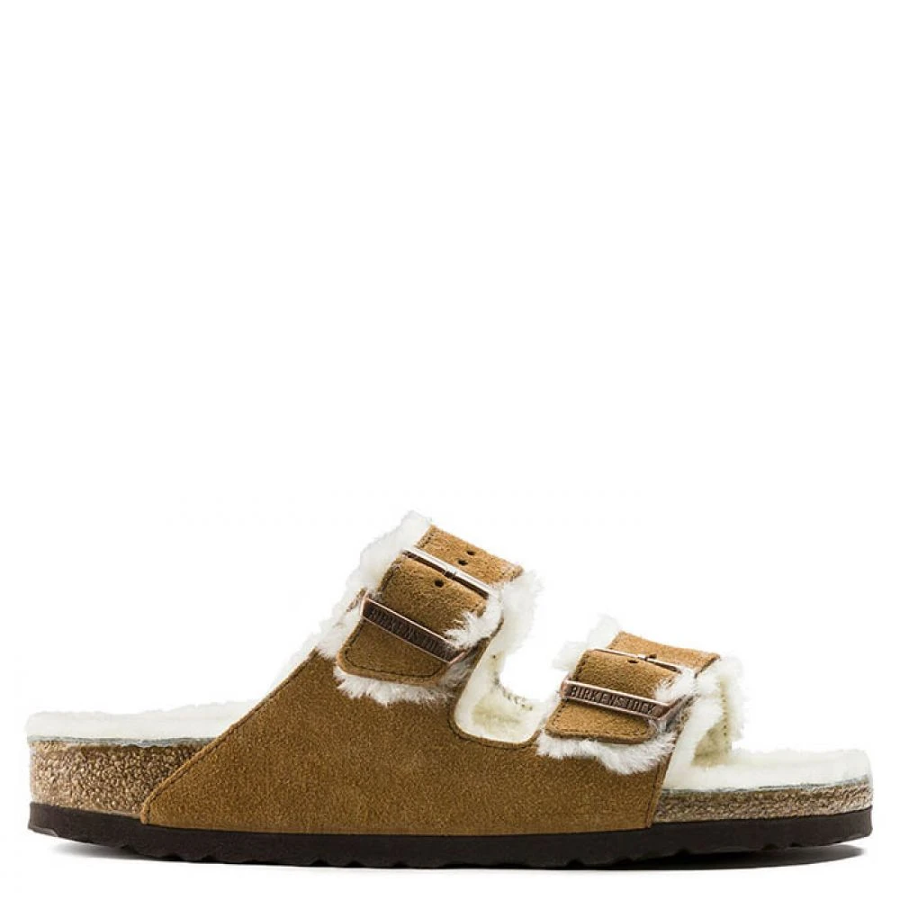 Birkenstock Arizona Shearling In Mink (Narrow Width) 1 Birkenstock Arizona Shearling In Mink (Narrow Width)