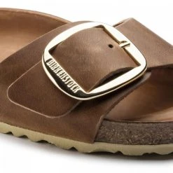 Birkenstock Women's Madrid Big Buckle Oiled Leather In Cognac (Narrow Width) 10 Birkenstock Women's Madrid Big Buckle Oiled Leather In Cognac (Narrow Width) -Birkenstock Shop 1 0 1006525 detail 1 1100x