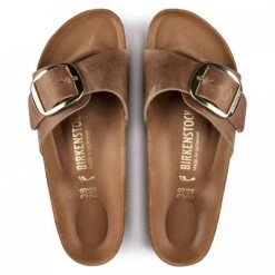 Birkenstock Women's Madrid Big Buckle Oiled Leather In Cognac (Narrow Width) 8 Birkenstock Women's Madrid Big Buckle Oiled Leather In Cognac (Narrow Width) -Birkenstock Shop 1 0 1006525 top 1100x