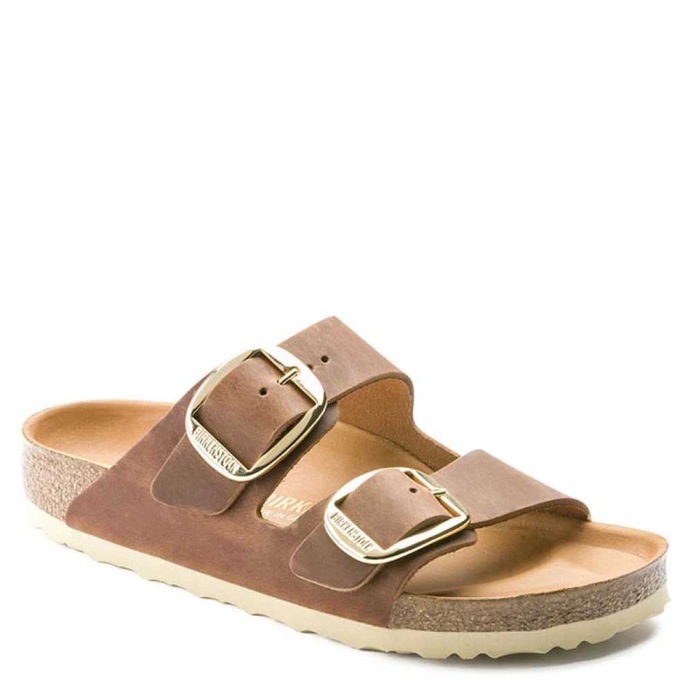 Birkenstock Women's Arizona Big Buckle Oiled Leather In Cognac (Narrow Width) 2 Birkenstock Women's Arizona Big Buckle Oiled Leather In Cognac (Narrow Width) - Image 2