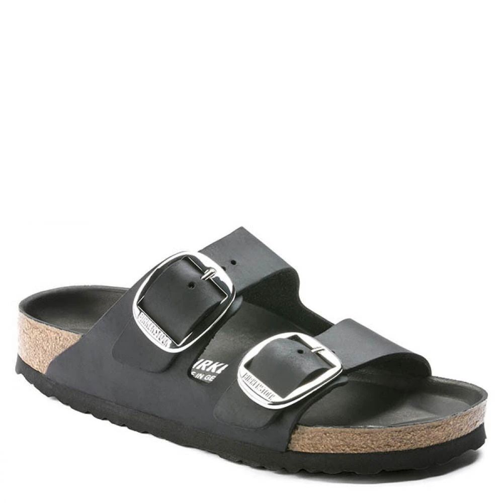 Birkenstock Women's Arizona Big Buckle Oiled Leather In Black (Narrow Width) 2 Birkenstock Women's Arizona Big Buckle Oiled Leather In Black (Narrow Width) - Image 2