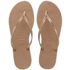 Havaianas Women's You Metallic Flip Flop RG In Rose Gold