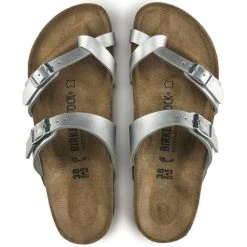 Birkenstock Mayari Birko-Flor In Silver 7 Birkenstock Mayari Birko-Flor In Silver -Birkenstock Shop 1 0 1045 birkenstock mayari birko flor 71083 silver 4 1100x