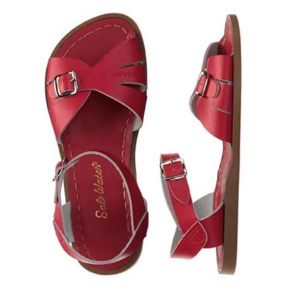 Salt Water Women's Classic Sandal In Red 1 Salt Water Women's Classic Sandal In Red