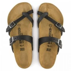 Birkenstock Women's Mayari Oiled Leather In Black 9 Birkenstock Women's Mayari Oiled Leather In Black -Birkenstock Shop 1 7 171481 top 1100x