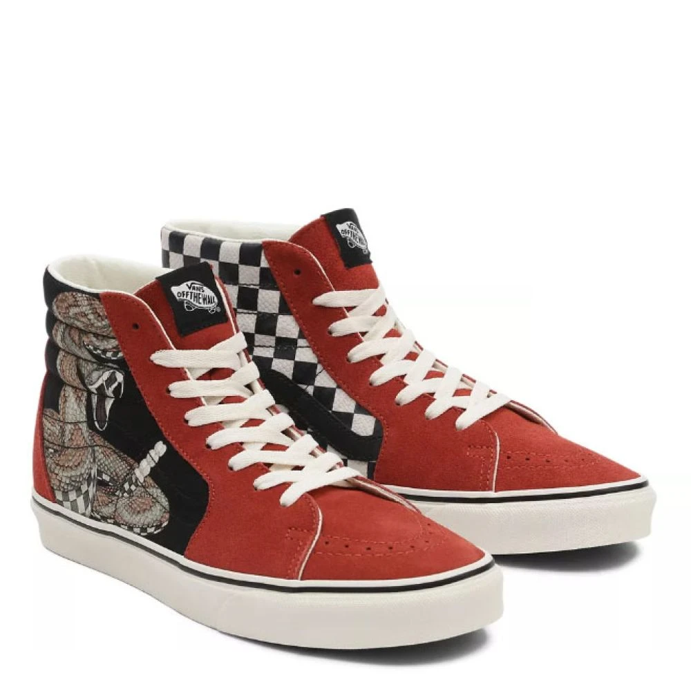 Vans Desert Sk8-Hi In Snake/Chili Oil 2 Vans Desert Sk8-Hi In Snake/Chili Oil - Image 2