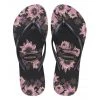 Havaianas Women's Slim Organic Flip Flop In Black/Dark Grey/Rose Gold
