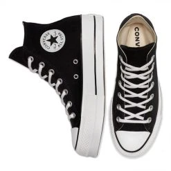 Converse Women's Chuck Taylor All Star Canvas Platform Hi In Black/White/White 8 Converse Women's Chuck Taylor All Star Canvas Platform Hi In Black/White/White -Birkenstock Shop 560845c e 08x1 2 1100x