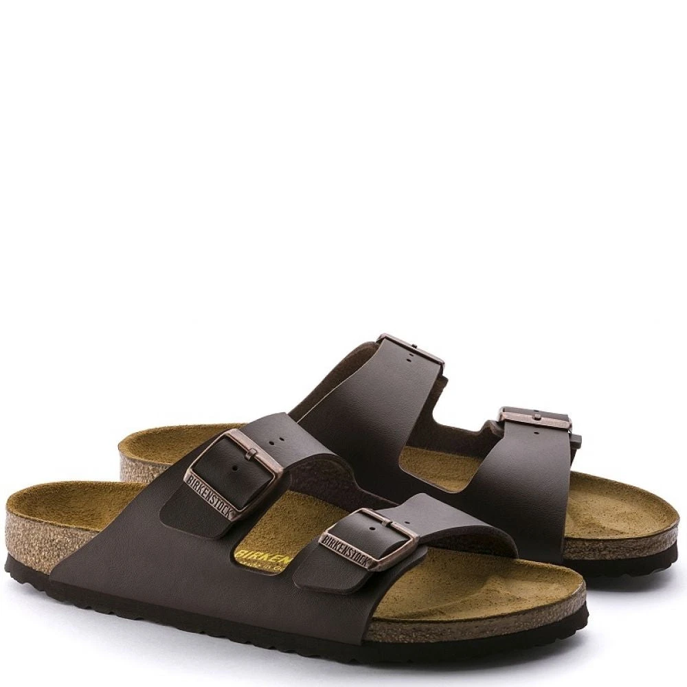 Birkenstock Arizona Birko-Flor In Dark Brown (Narrow Width) 3 Birkenstock Arizona Birko-Flor In Dark Brown (Narrow Width) - Image 3
