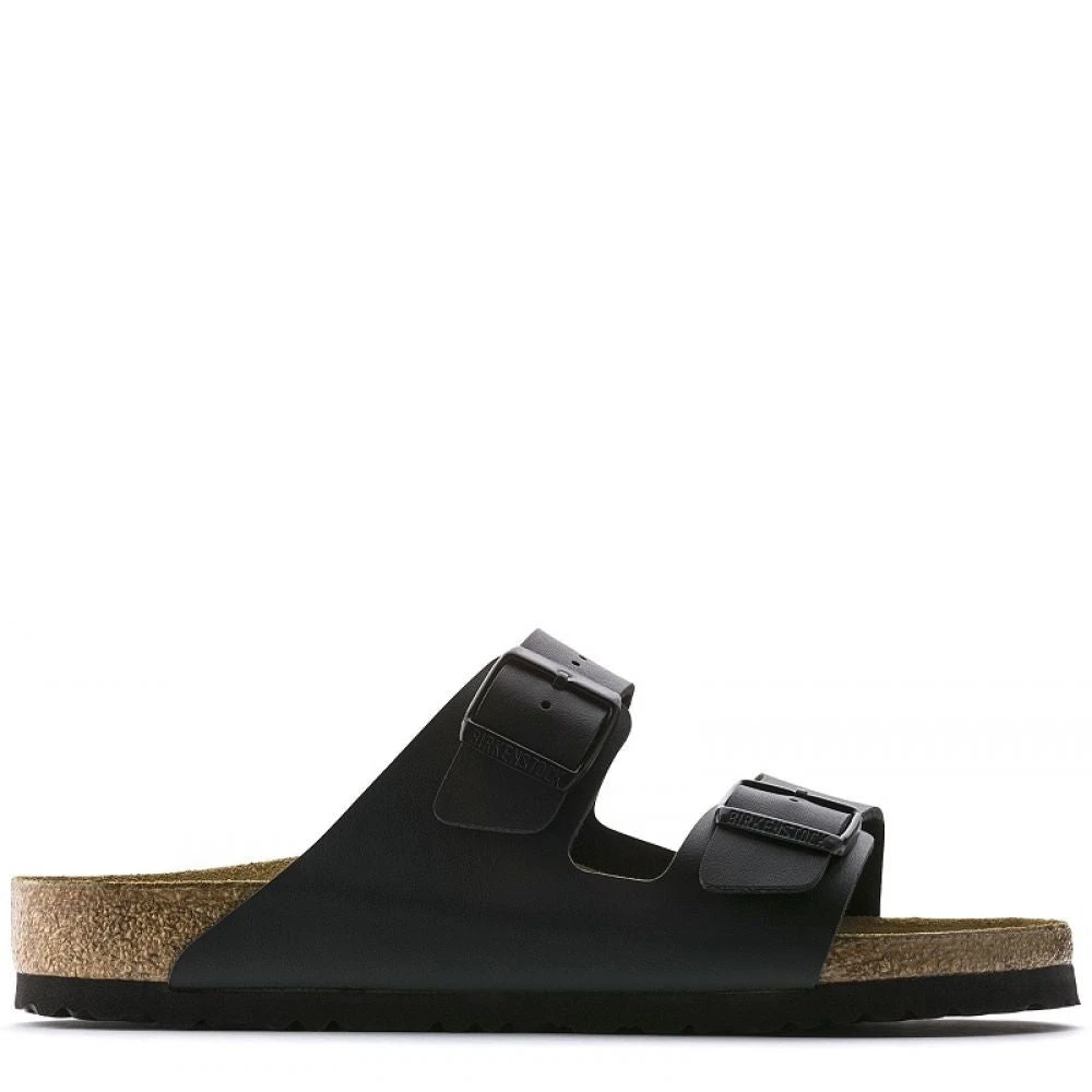 Birkenstock Arizona Birko-Flor In Black (Narrow Width) 1 Birkenstock Arizona Birko-Flor In Black (Narrow Width)