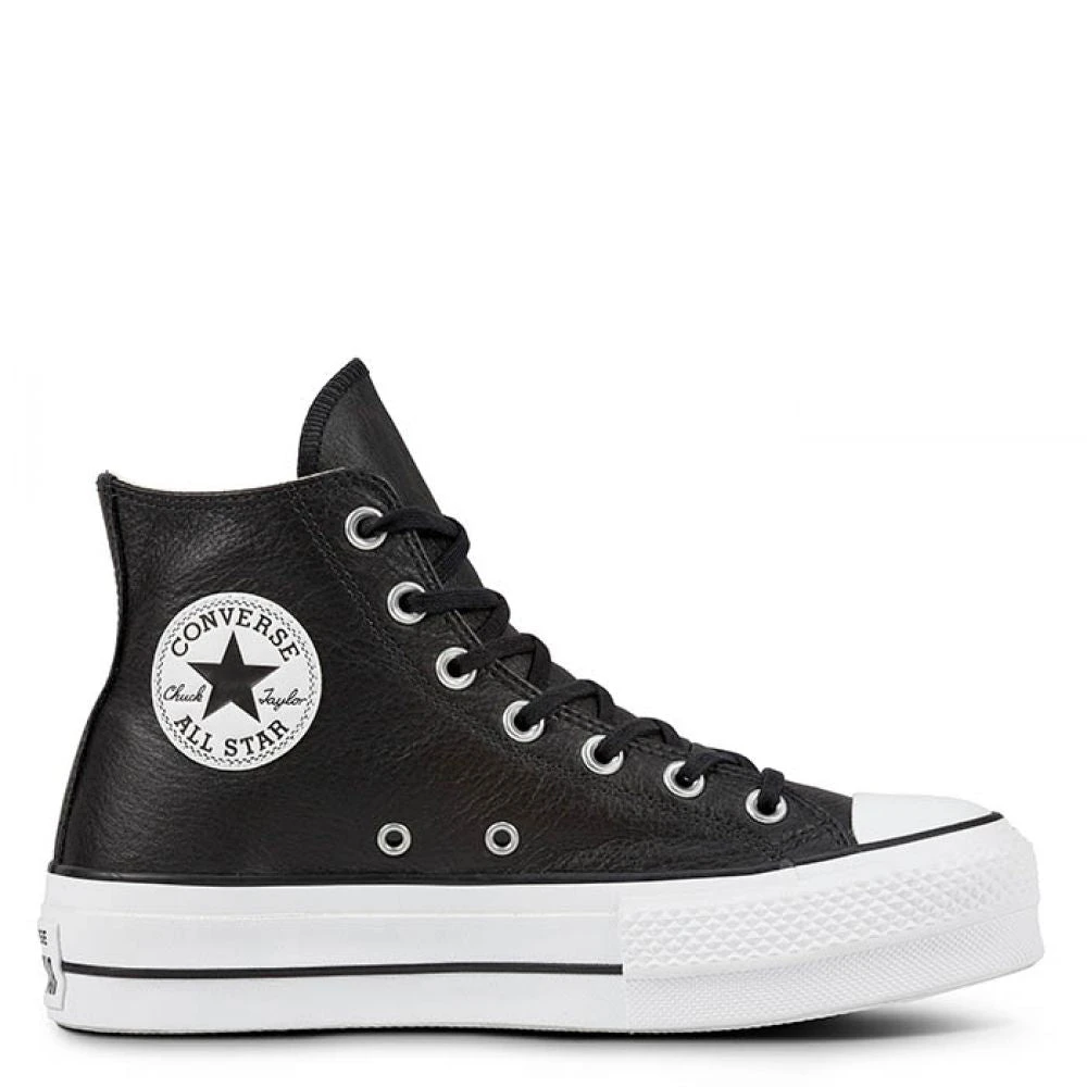 Converse Women's Chuck Taylor All Star Platform Hi In Black/White 1 Converse Women's Chuck Taylor All Star Platform Hi In Black/White