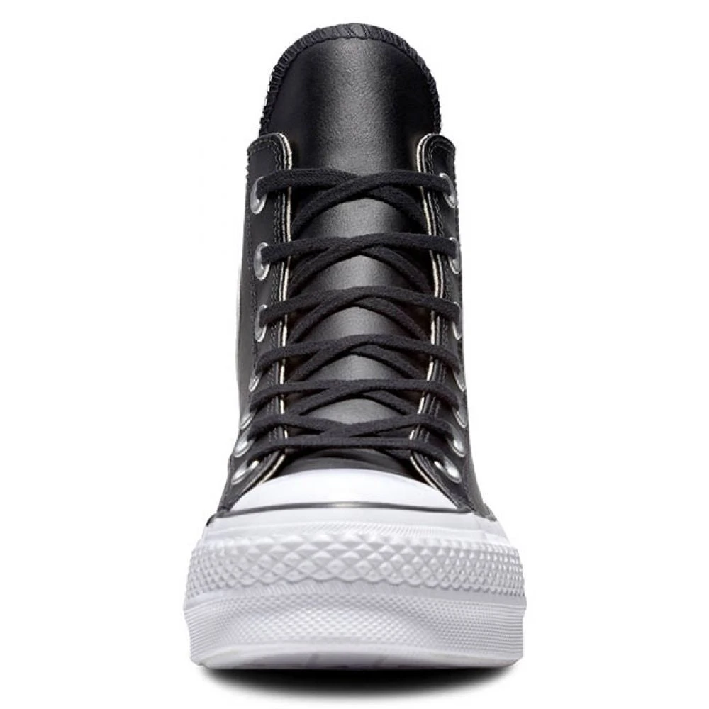 Converse Women's Chuck Taylor All Star Platform Hi In Black/White 3 Converse Women's Chuck Taylor All Star Platform Hi In Black/White - Image 3