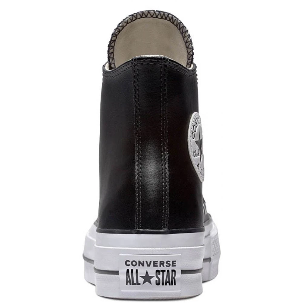 Converse Women's Chuck Taylor All Star Platform Hi In Black/White 4 Converse Women's Chuck Taylor All Star Platform Hi In Black/White - Image 4