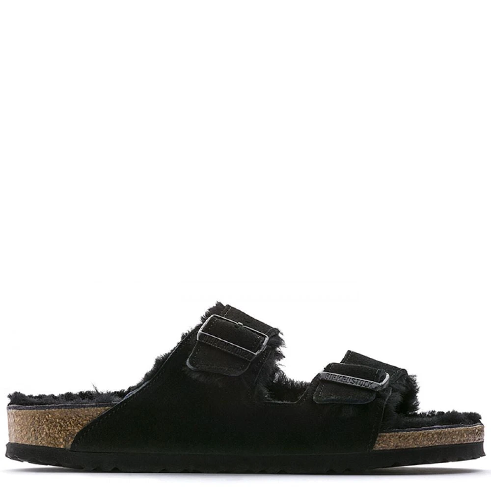 Birkenstock Arizona Shearling In Black 1 Birkenstock Arizona Shearling In Black