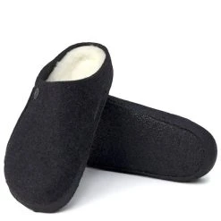 Birkenstock Women's Zermatt Shearling Wool Felt In Anthracite (Narrow Width) 7 Birkenstock Women's Zermatt Shearling Wool Felt In Anthracite (Narrow Width) -Birkenstock Shop BI 1015084 2095 4 1100x