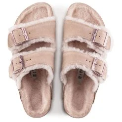 Birkenstock Women's Arizona Shearling In Light Rose 7 Birkenstock Women's Arizona Shearling In Light Rose -Birkenstock Shop BI 1020411 522W 4 1100x