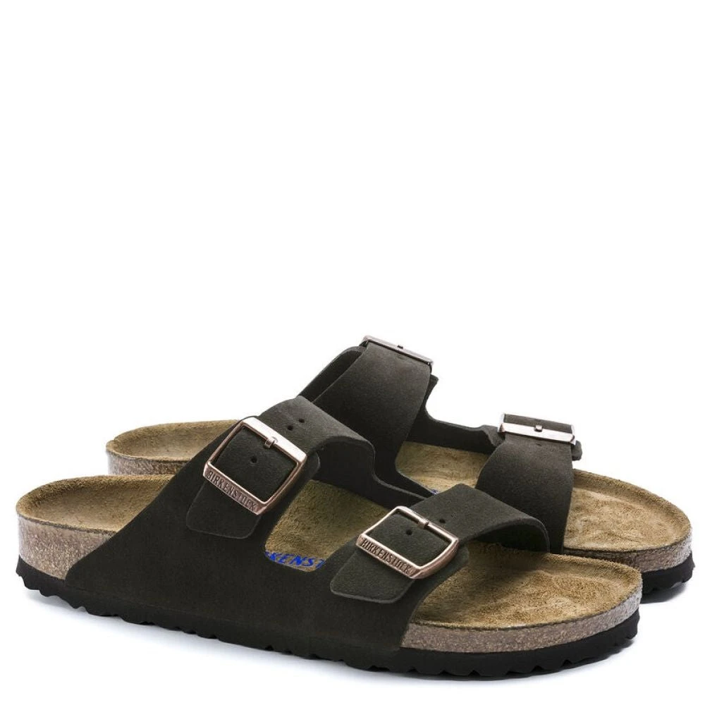 Birkenstock Women's Arizona Softbed Leather In Mocha (Narrow Width) 2 Birkenstock Women's Arizona Softbed Leather In Mocha (Narrow Width) - Image 2