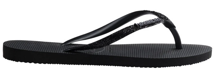 Havaianas Women's Slim Glitter II In Black 3 Havaianas Women's Slim Glitter II In Black - Image 3