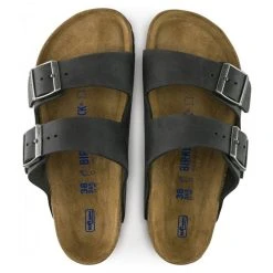 Birkenstock Women's Arizona Oiled Nubuck Leather In Black (Narrow Width) 8 Birkenstock Women's Arizona Oiled Nubuck Leather In Black (Narrow Width) -Birkenstock Shop a r arizona 752483 5 1100x