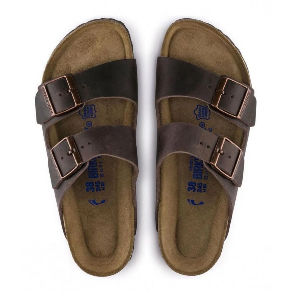 Birkenstock Arizona Softbed Oiled Leather In Habana (Narrow Width) 3 Birkenstock Arizona Softbed Oiled Leather In Habana (Narrow Width) - Image 3