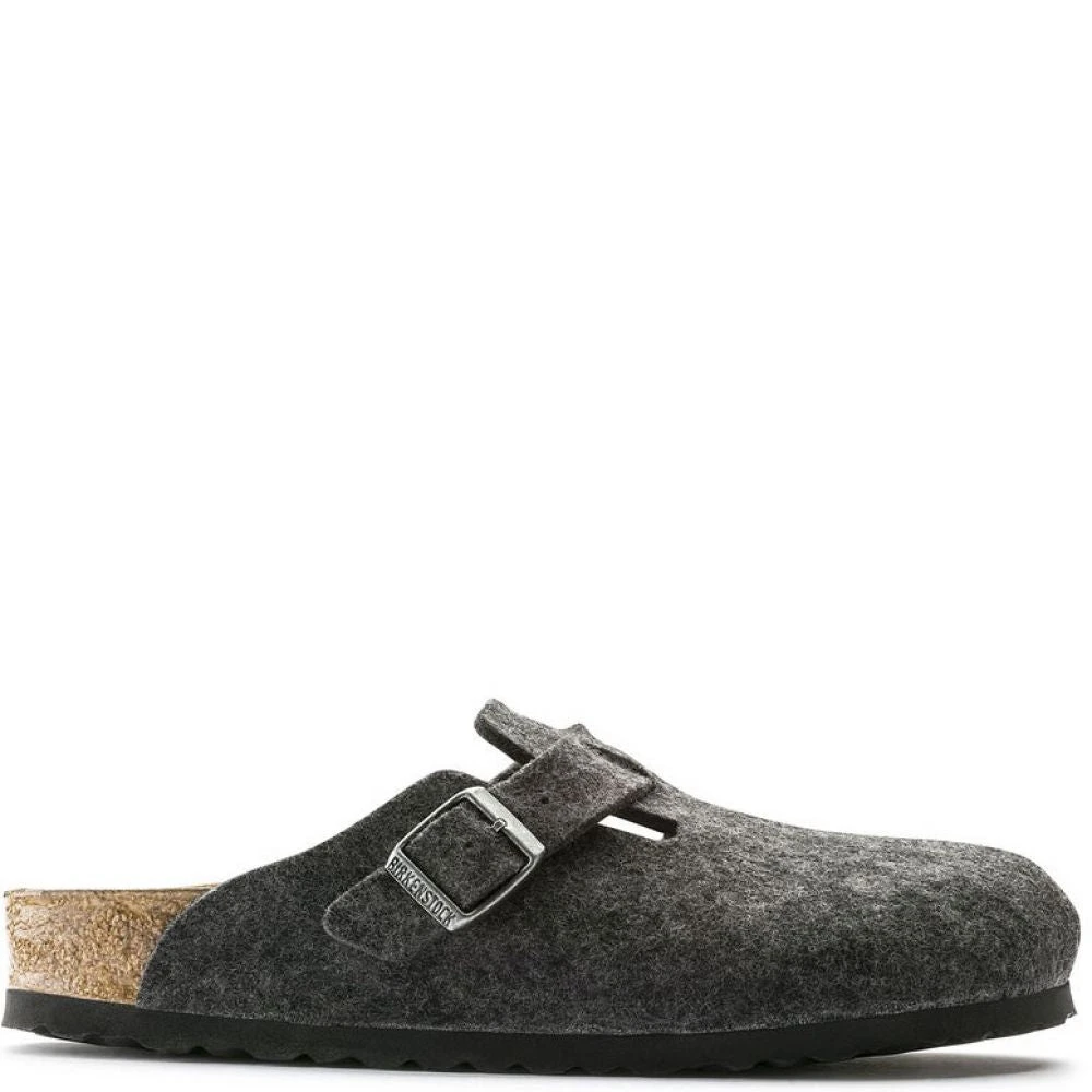Birkenstock Boston Wool Felt In Anthracite (Narrow Width) 1 Birkenstock Boston Wool Felt In Anthracite (Narrow Width)