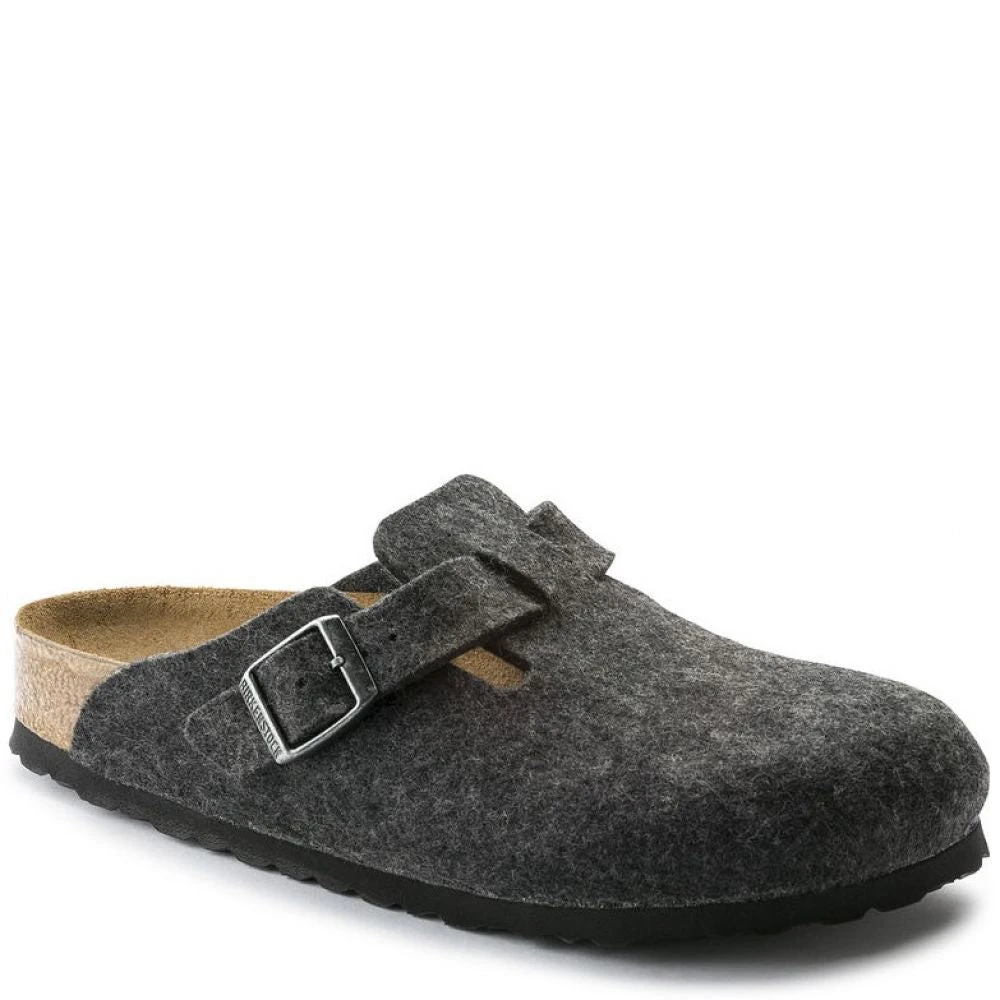 Birkenstock Boston Wool Felt In Anthracite (Narrow Width) 2 Birkenstock Boston Wool Felt In Anthracite (Narrow Width) - Image 2