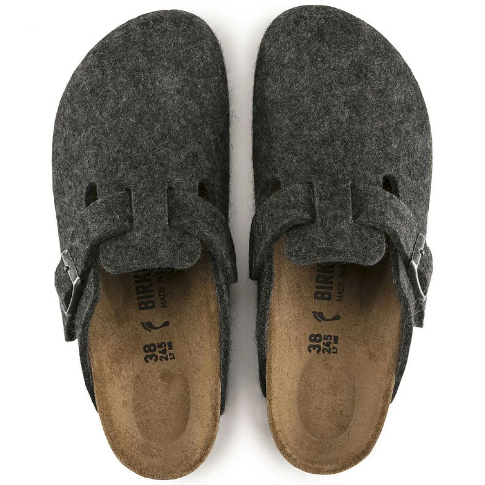 Birkenstock Boston Wool Felt In Anthracite (Narrow Width) 4 Birkenstock Boston Wool Felt In Anthracite (Narrow Width) - Image 4
