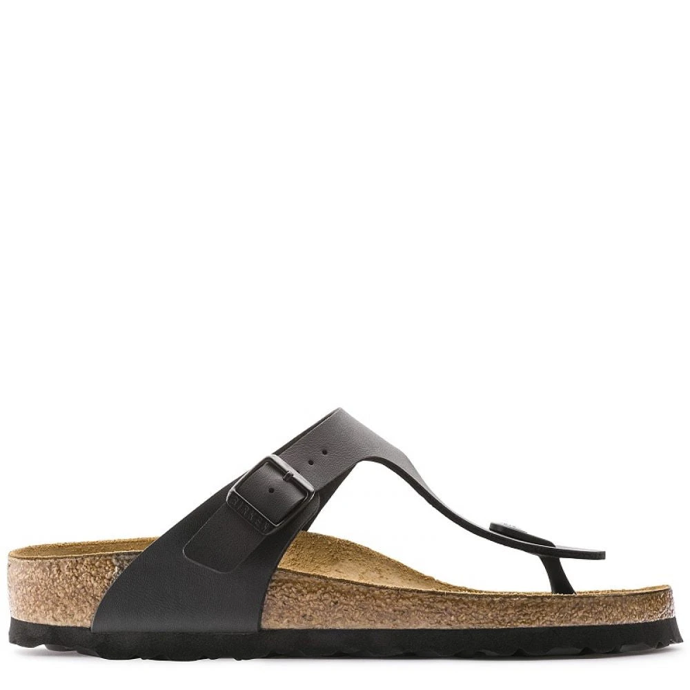 Birkenstock Gizeh Birko-Flor In Black (Narrow Width) 1 Birkenstock Gizeh Birko-Flor In Black (Narrow Width)