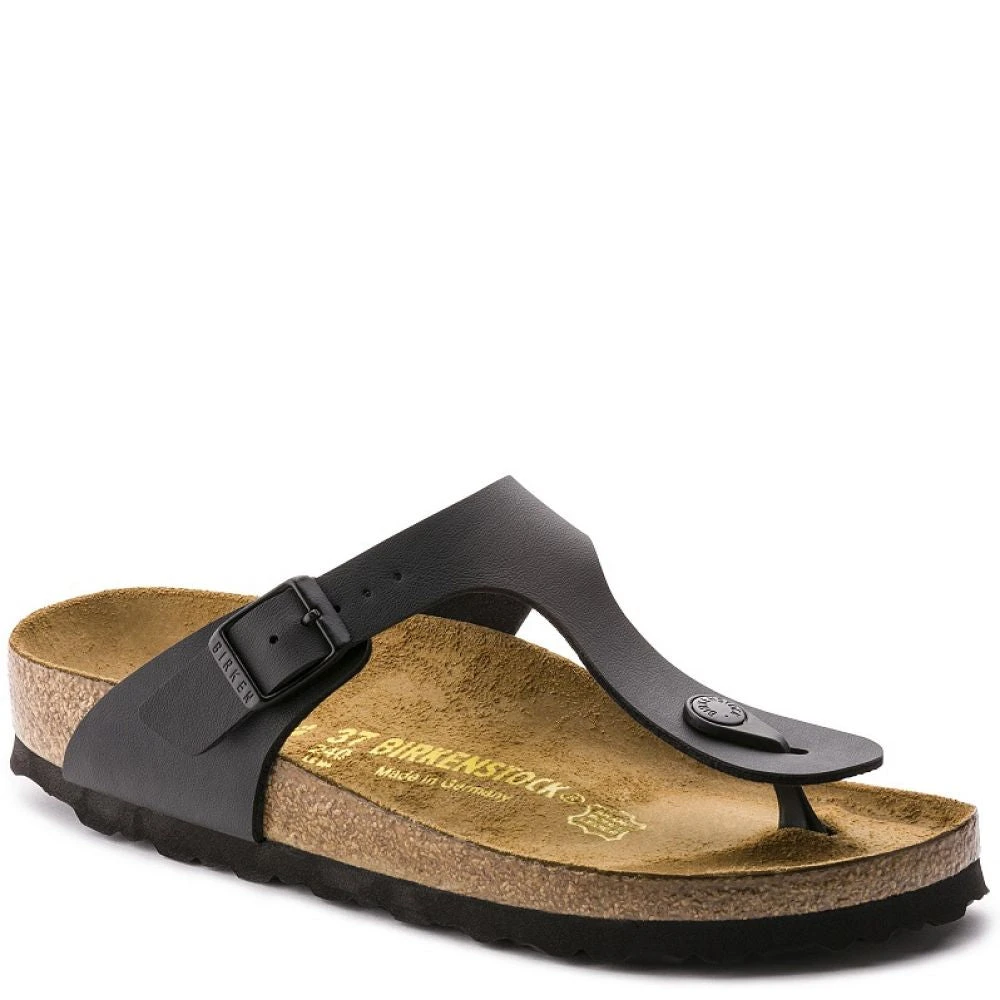 Birkenstock Gizeh Birko-Flor In Black (Narrow Width) 2 Birkenstock Gizeh Birko-Flor In Black (Narrow Width) - Image 2
