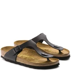 Birkenstock Gizeh Birko-Flor In Black (Narrow Width) 6 Birkenstock Gizeh Birko-Flor In Black (Narrow Width) -Birkenstock Shop b i birkenstock gizeh birko flor black 43693 3 1 1100x