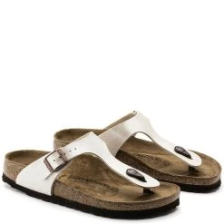 Birkenstock Gizeh Birko-Flor Graceful In Pearl 6 Birkenstock Gizeh Birko-Flor Graceful In Pearl -Birkenstock Shop b i birkenstock gizeh graceful pearl white 943873 3 1100x
