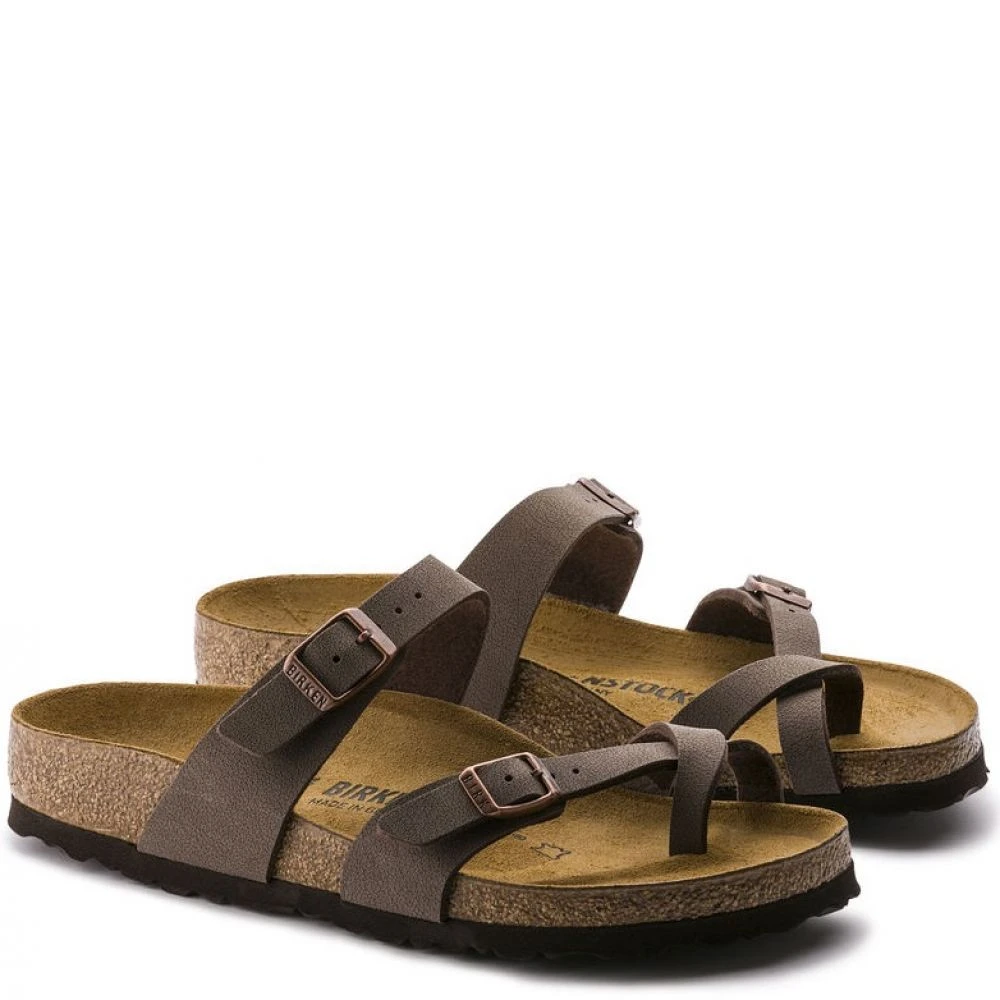 Birkenstock Mayari Birko-Flor Nubuck In Mocha 3 Birkenstock Mayari Birko-Flor Nubuck In Mocha - Image 3