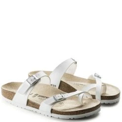 Birkenstock Mayari Birko-Flor In White 6 Birkenstock Mayari Birko-Flor In White -Birkenstock Shop b i birkenstock mayari birko flor white 710531 3 1100x