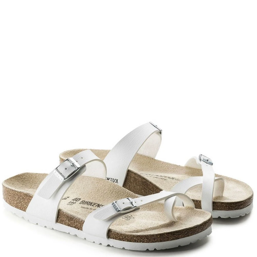 Birkenstock Mayari Birko-Flor In White 3 Birkenstock Mayari Birko-Flor In White - Image 3