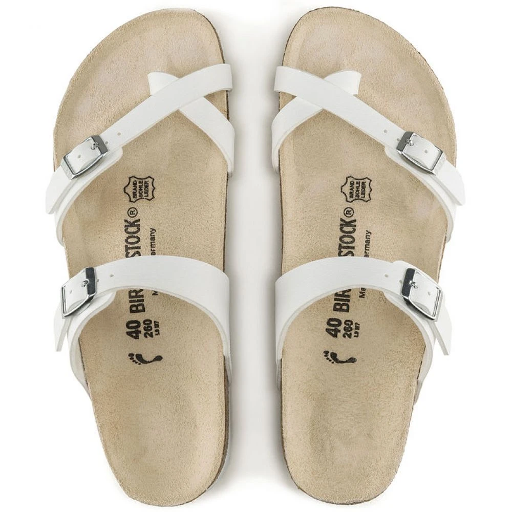 Birkenstock Mayari Birko-Flor In White 4 Birkenstock Mayari Birko-Flor In White - Image 4
