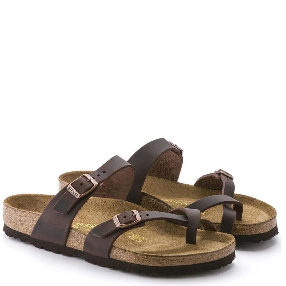 Birkenstock Women's Mayari Oiled Leather In Habana 3 Birkenstock Women's Mayari Oiled Leather In Habana - Image 3