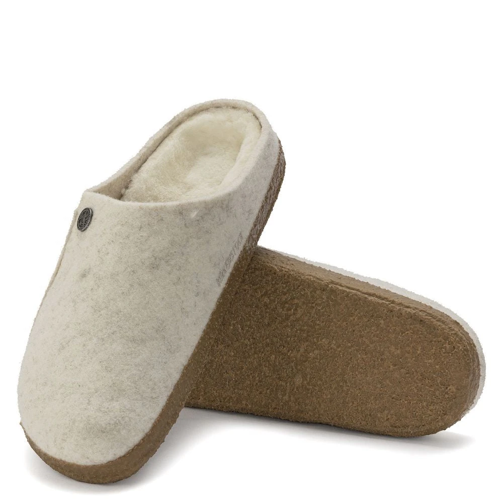 Birkenstock Women's Zermatt Shearling Wool Felt In Ecru (Narrow Width) 4 Birkenstock Women's Zermatt Shearling Wool Felt In Ecru (Narrow Width) - Image 4