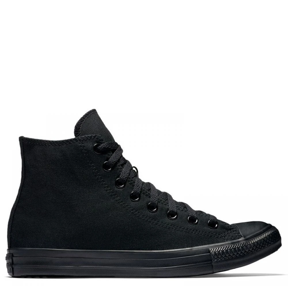 Converse Chuck Taylor All Star Mono Canvas High Top In Black Monochrome 1 Converse Chuck Taylor All Star Mono Canvas High Top In Black Monochrome