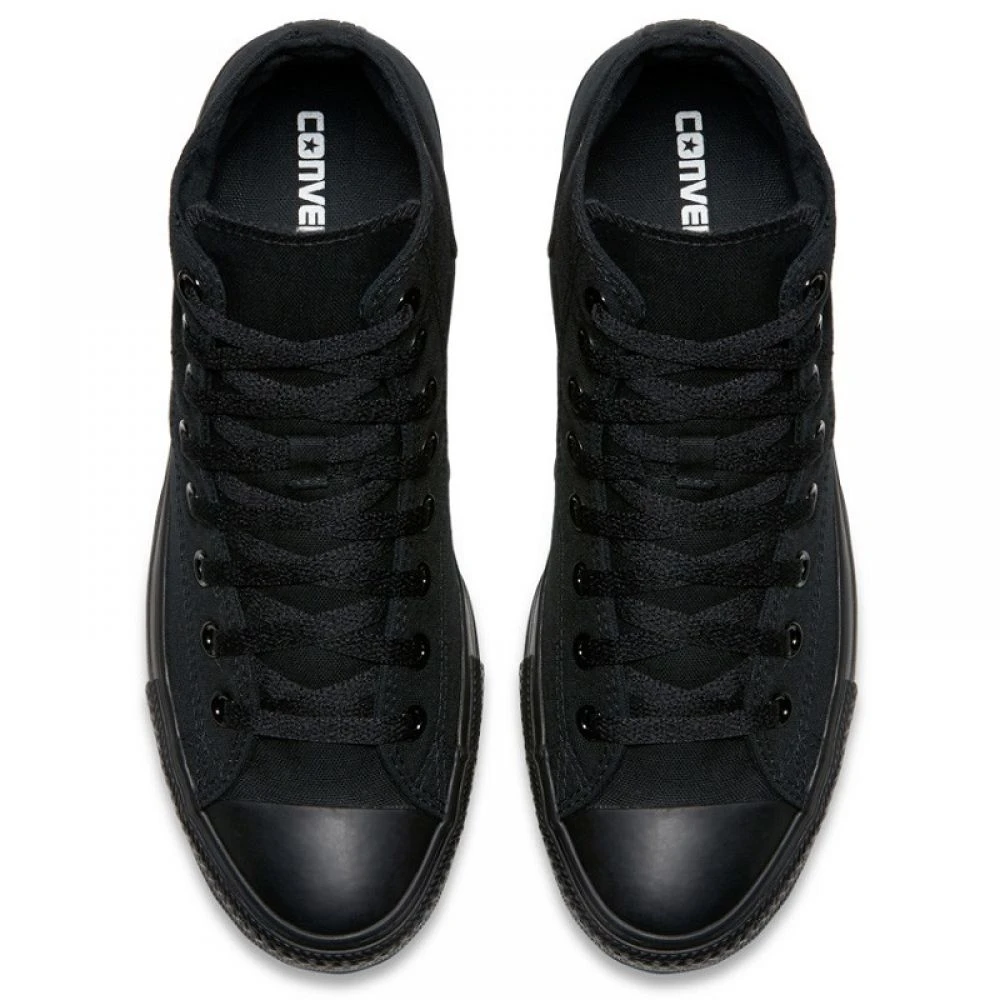 Converse Chuck Taylor All Star Mono Canvas High Top In Black Monochrome 4 Converse Chuck Taylor All Star Mono Canvas High Top In Black Monochrome - Image 4