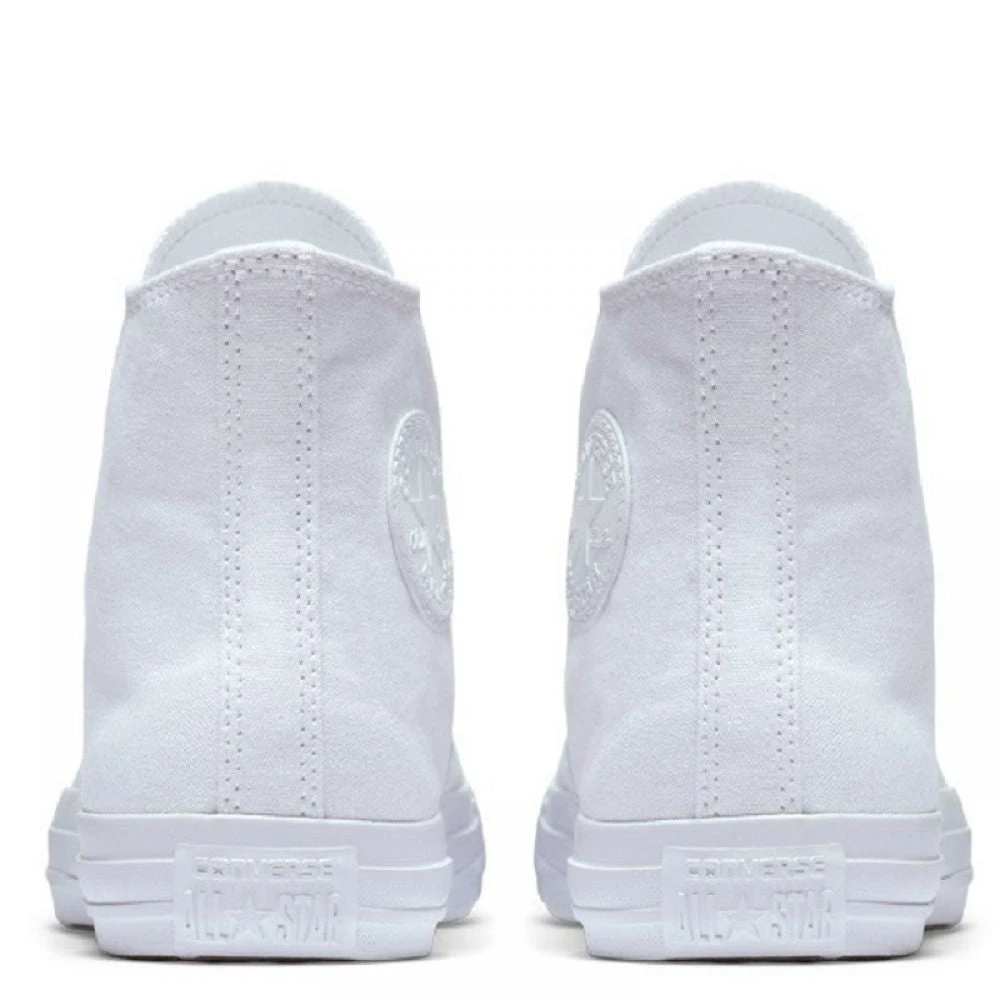 Converse Chuck Taylor All Star Mono Canvas High Top In White Monochrome 5 Converse Chuck Taylor All Star Mono Canvas High Top In White Monochrome - Image 5