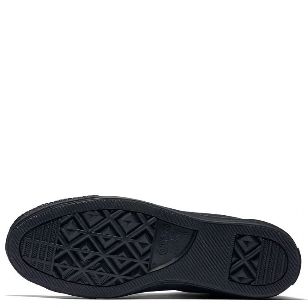 Converse Chuck Taylor All Star Mono Leather High Top In Black Monochrome 3 Converse Chuck Taylor All Star Mono Leather High Top In Black Monochrome - Image 3