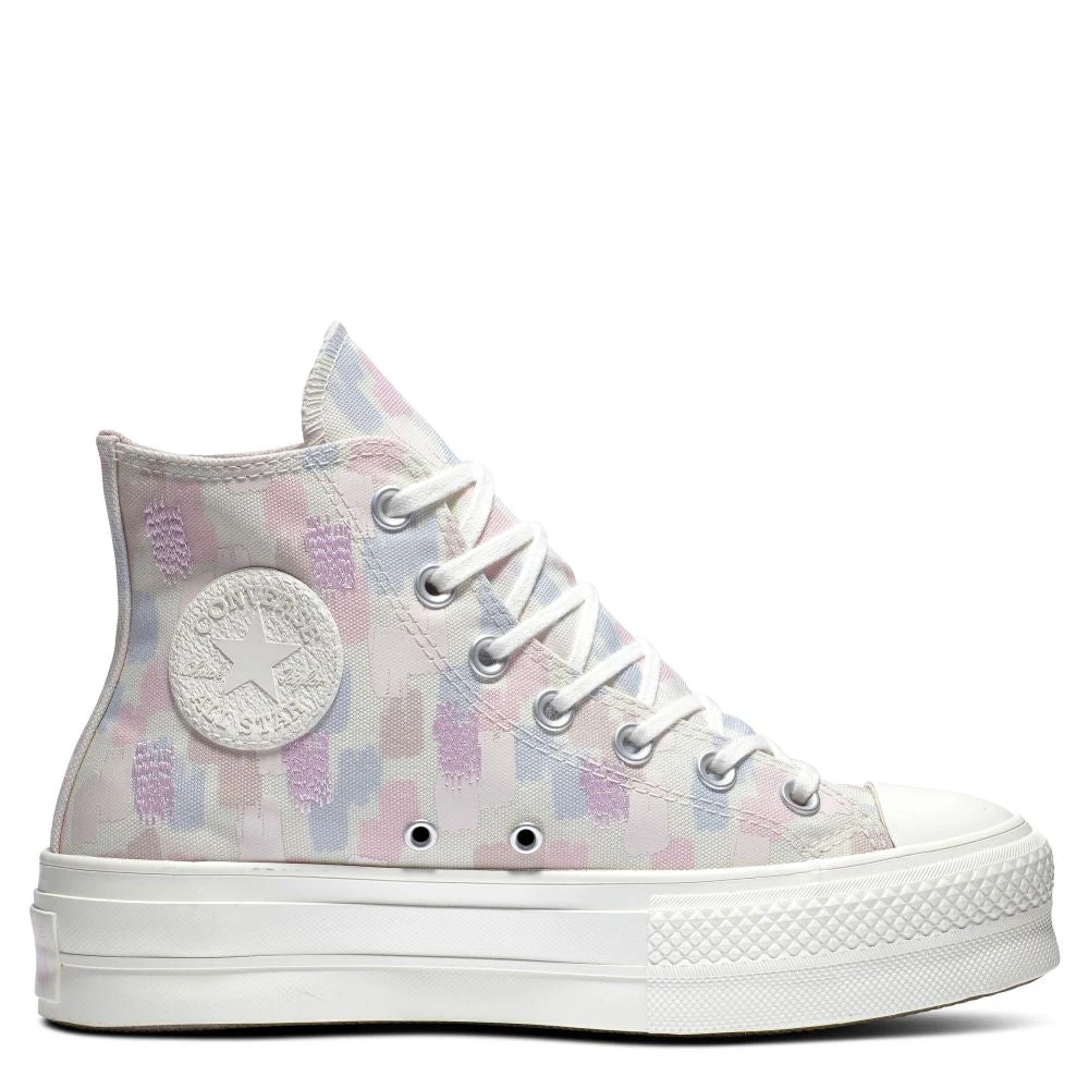 Converse Women's Chuck Taylor All Star Lift Platform Hi Inked In Egret/Gravel/Lt Arctic Pink 1 Converse Women's Chuck Taylor All Star Lift Platform Hi Inked In Egret/Gravel/Lt Arctic Pink